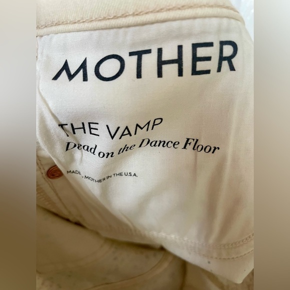 MOTHER Jeans Women’s 26 The Vamp Dead On The Dance Floor Ankle Slit Skinny - Picture 11 of 14